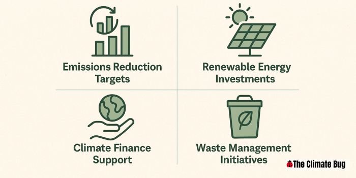 ajor climate agreements and actions from recent COP conferences.